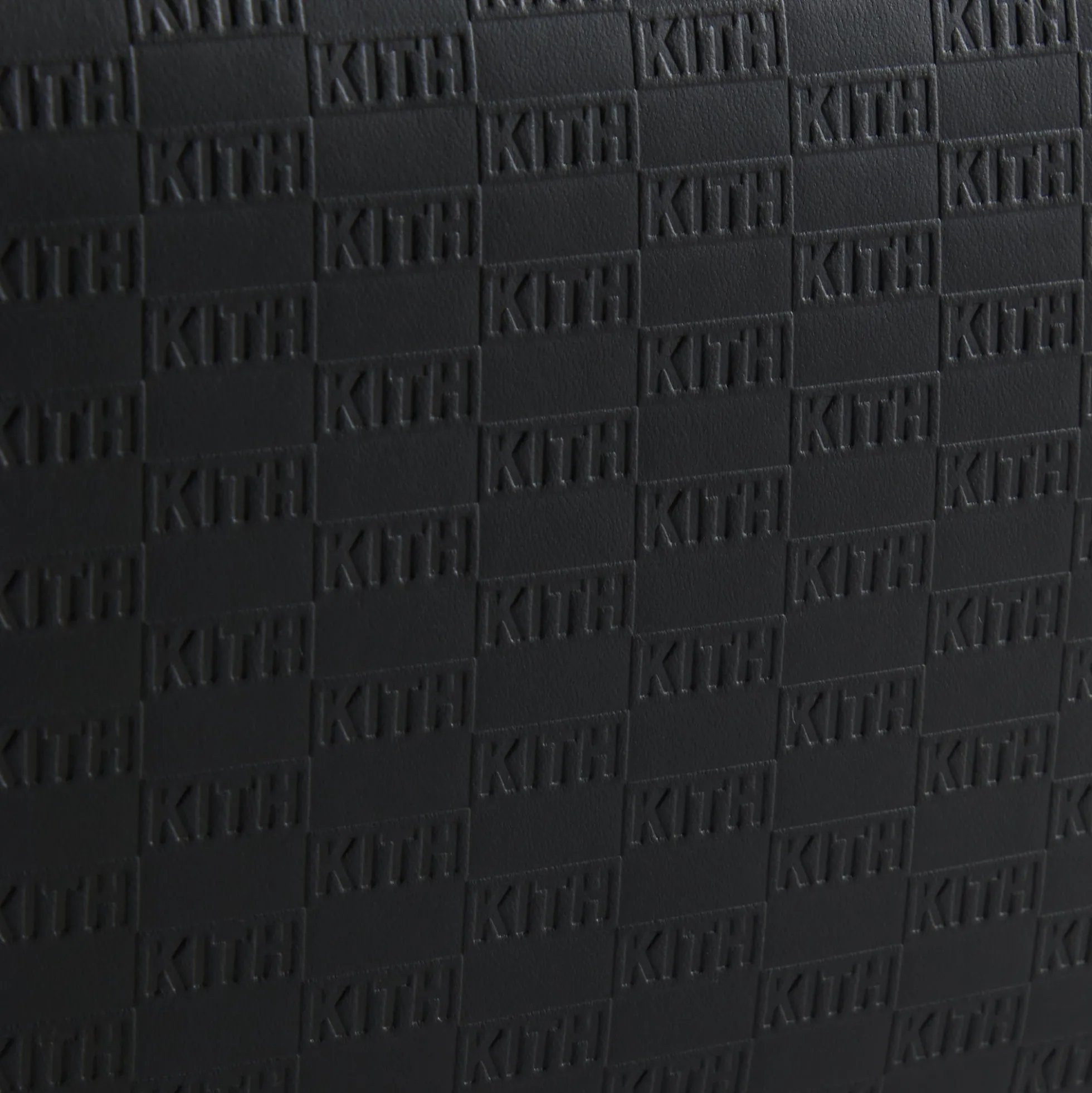 Trousse de toilette Kith Monogram en cuir noir