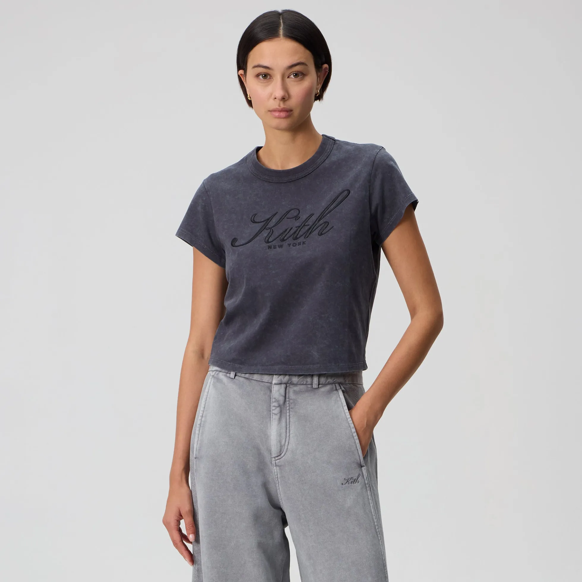 T-shirt Kith Femme Mulberry Script Vintage New York