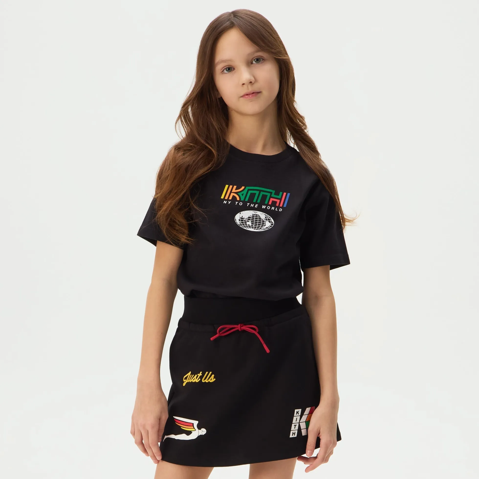 T-shirt Kith Kids à patch global