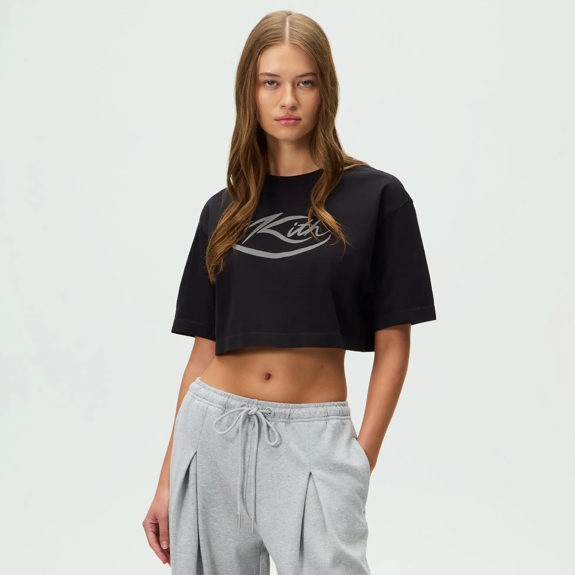 T-shirt Kith pour femme Fei avec logo réfléchissant