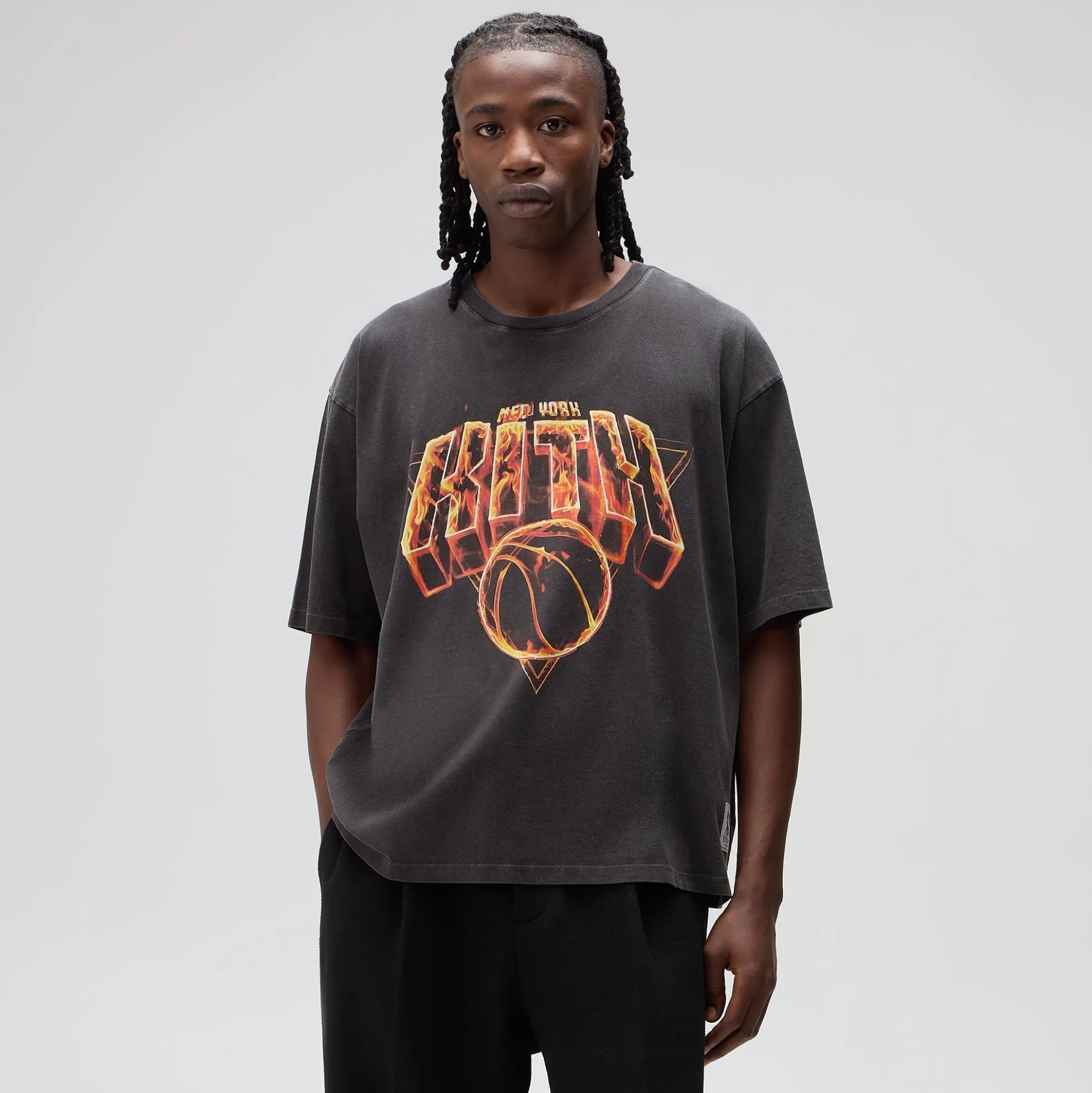T-shirt Kith pour les New York Knicks Fire Vintage Jones