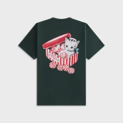 T-shirt Kith Treats Chat Menthe Poivrée en boîte