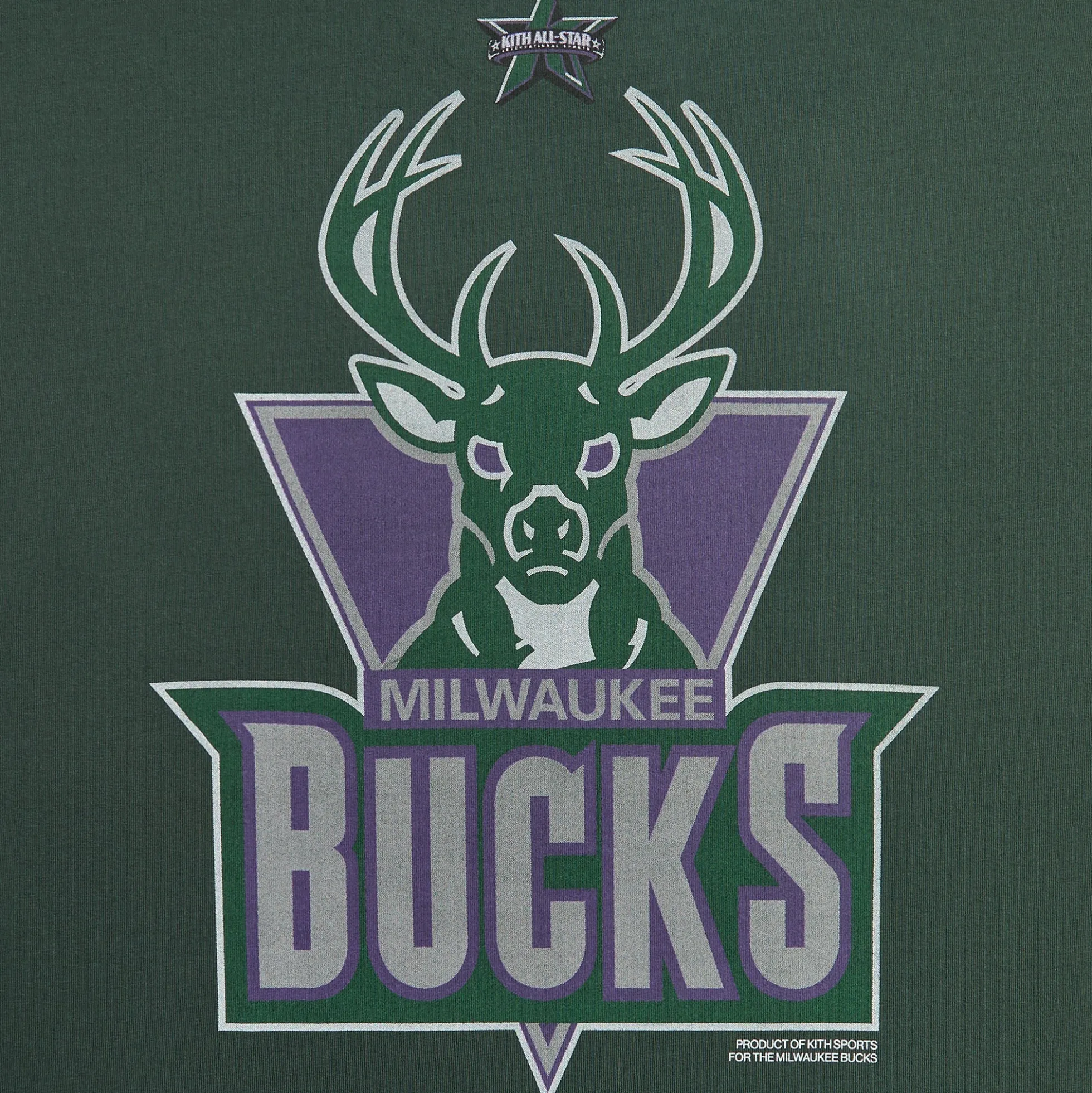 T-shirt vintage Kith pour les All-Stars NBA des Milwaukee Bucks