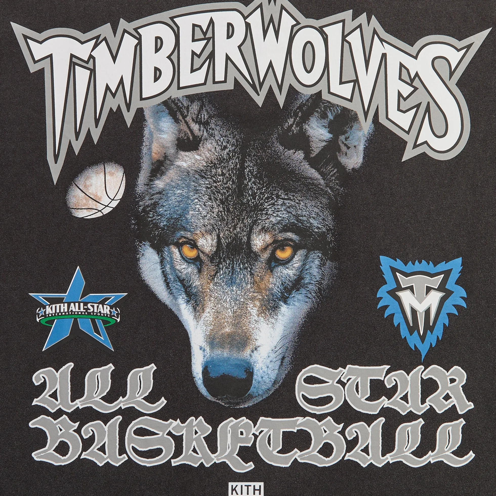 T-shirt vintage Kith pour NBA All-Star Minnesota Timberwolves