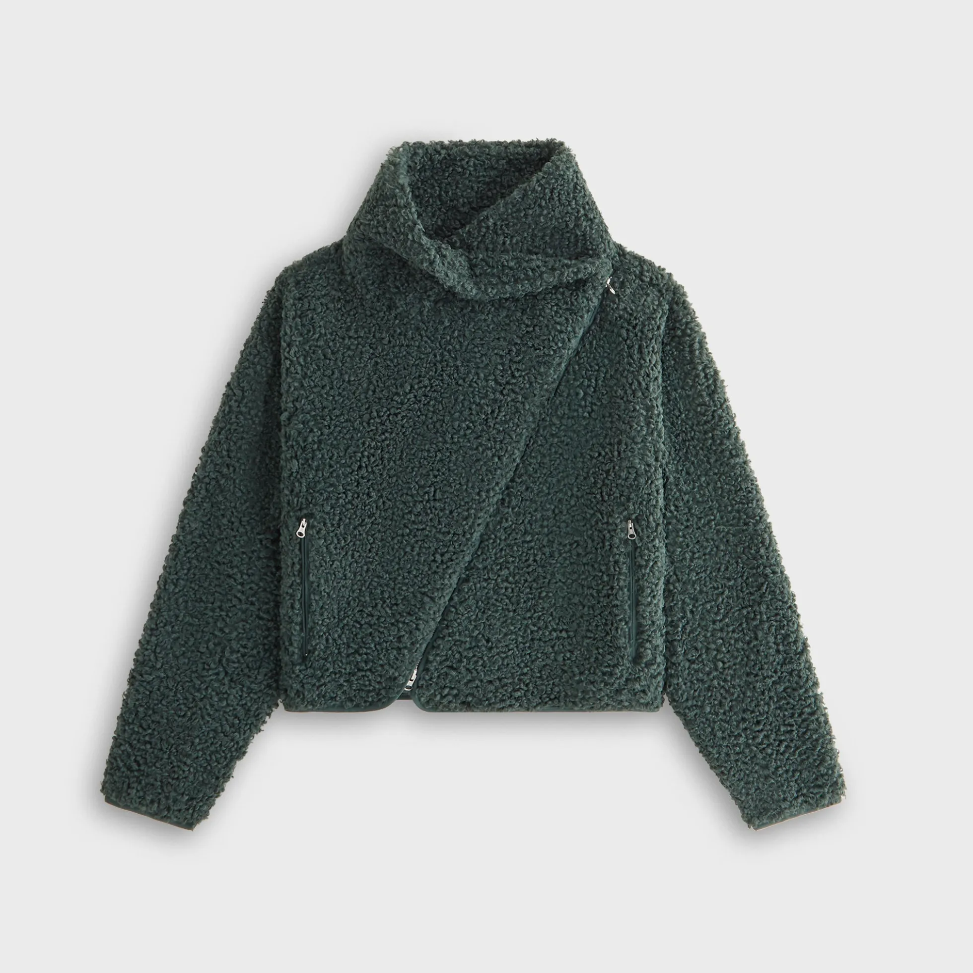 Veste asymétrique Kith Helia Sherpa pour femme