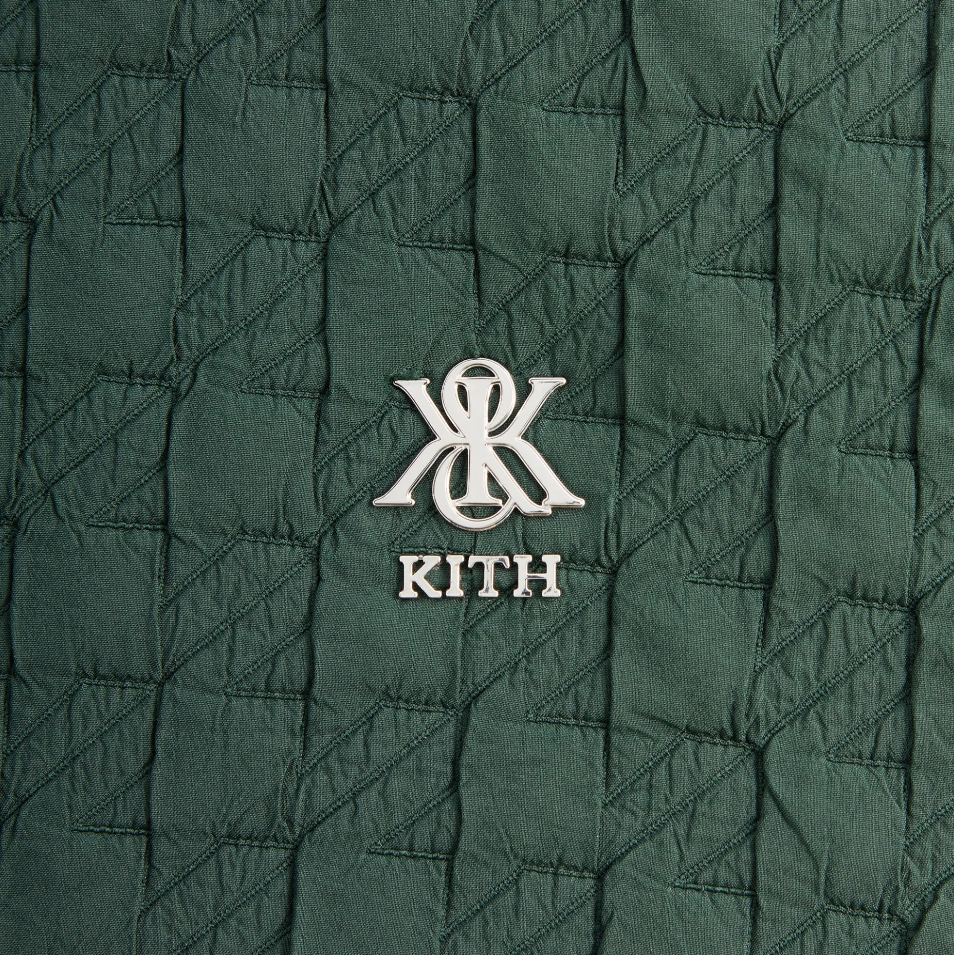 Veste bomber matelassée à carreaux Kith Check Avery