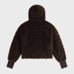 Veste à capuche en sherpa Kith Saide pour femme