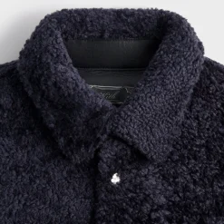 Veste-chemise Kith Ace en peau lainée
