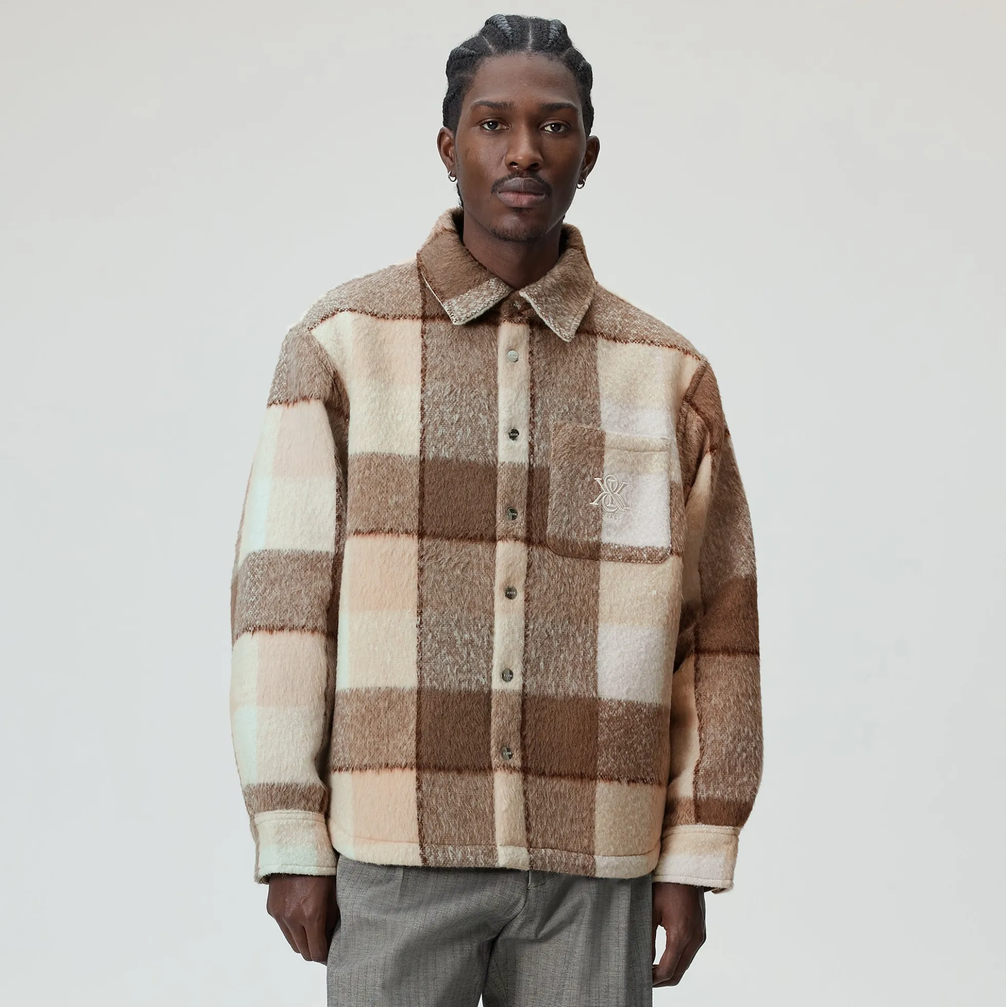 Veste-chemise Kith Sheridan à carreaux brossés