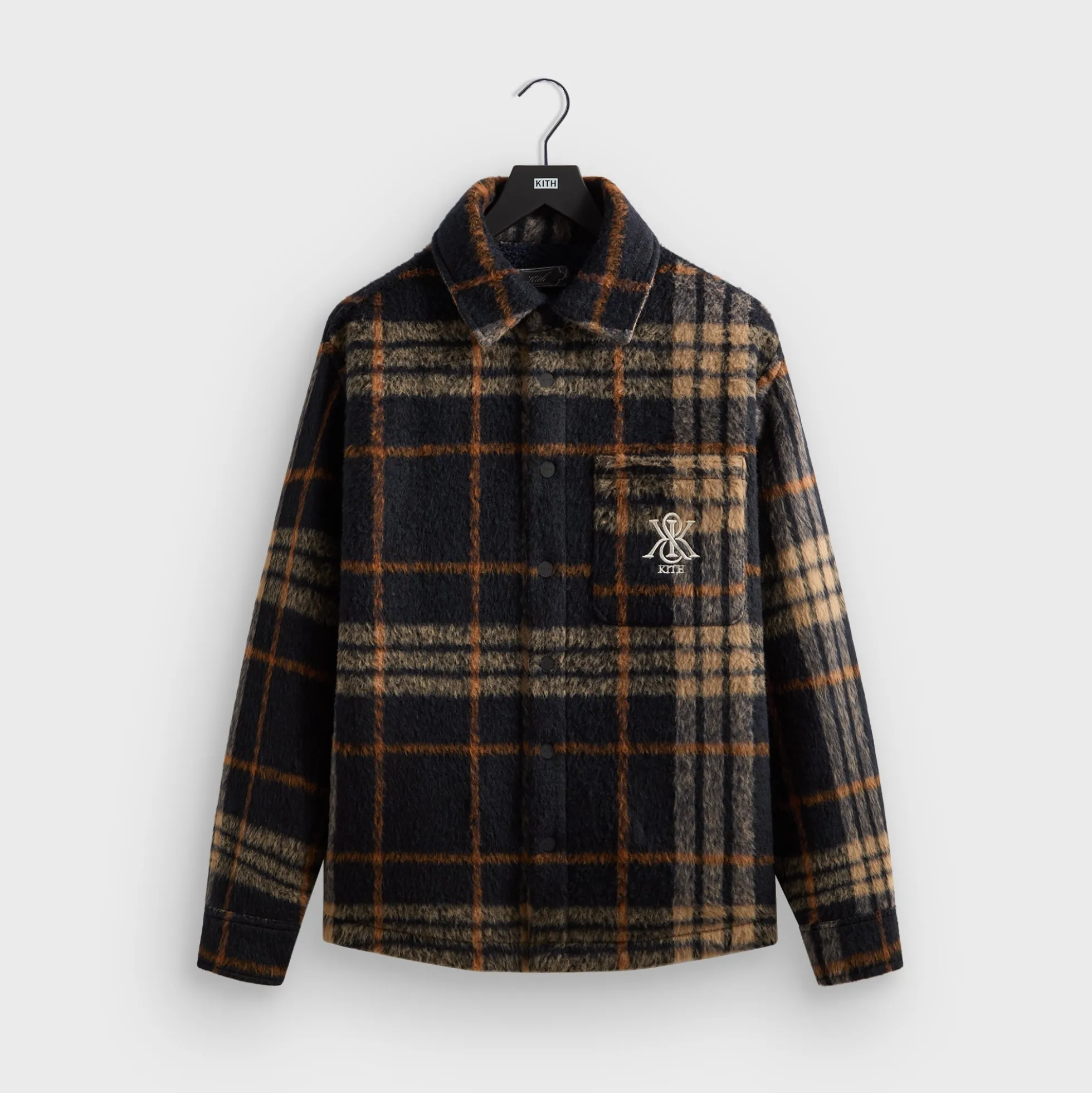 Veste-chemise Kith Sheridan à carreaux brossés