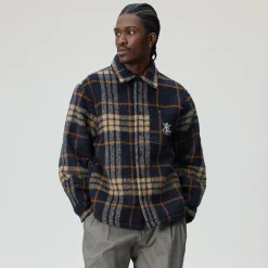 Veste-chemise Kith Sheridan à carreaux brossés