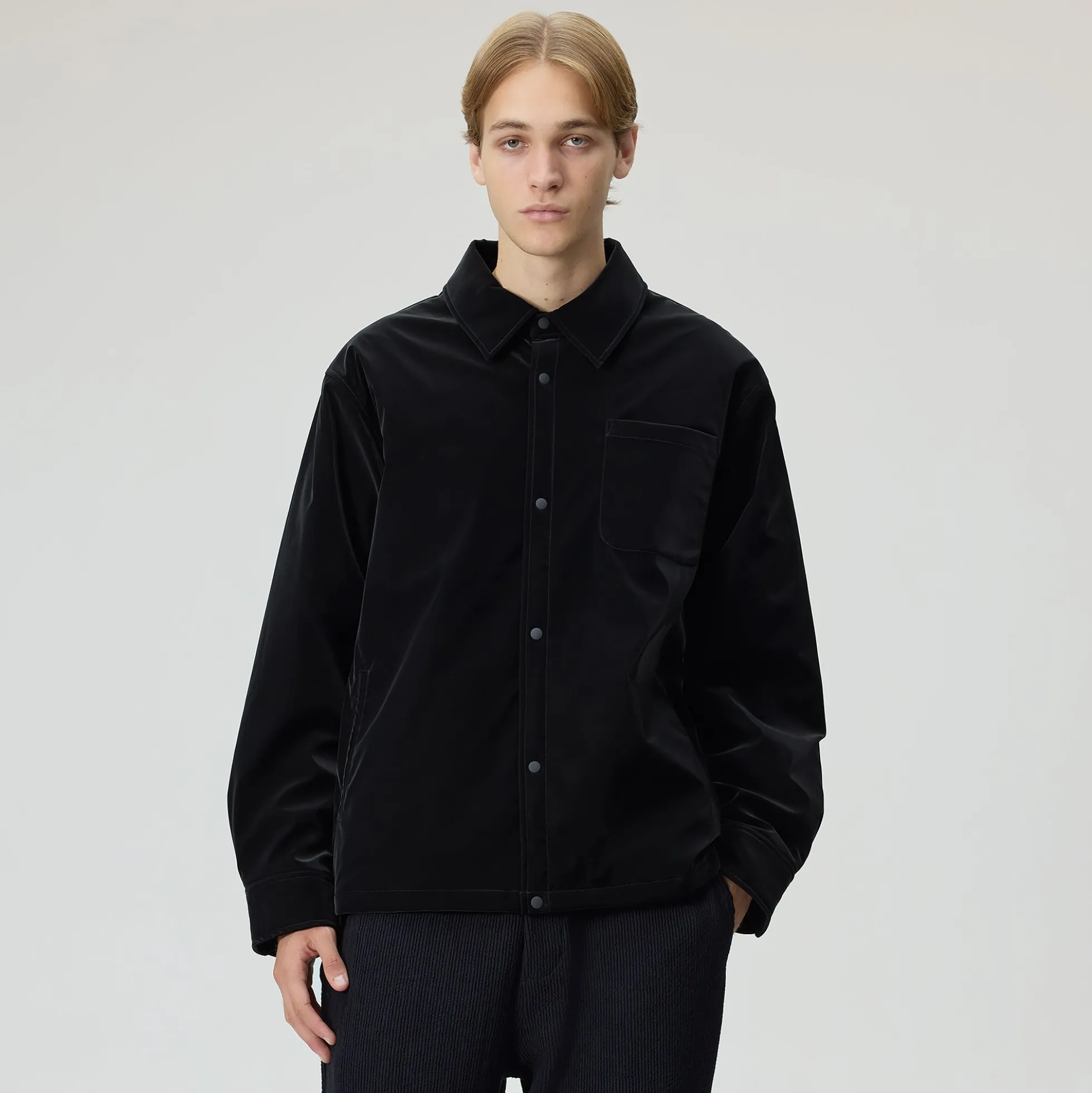 Veste-chemise matelassée Kith Brixton en daim technique