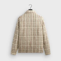 Veste de coach en tweed à carreaux Kith