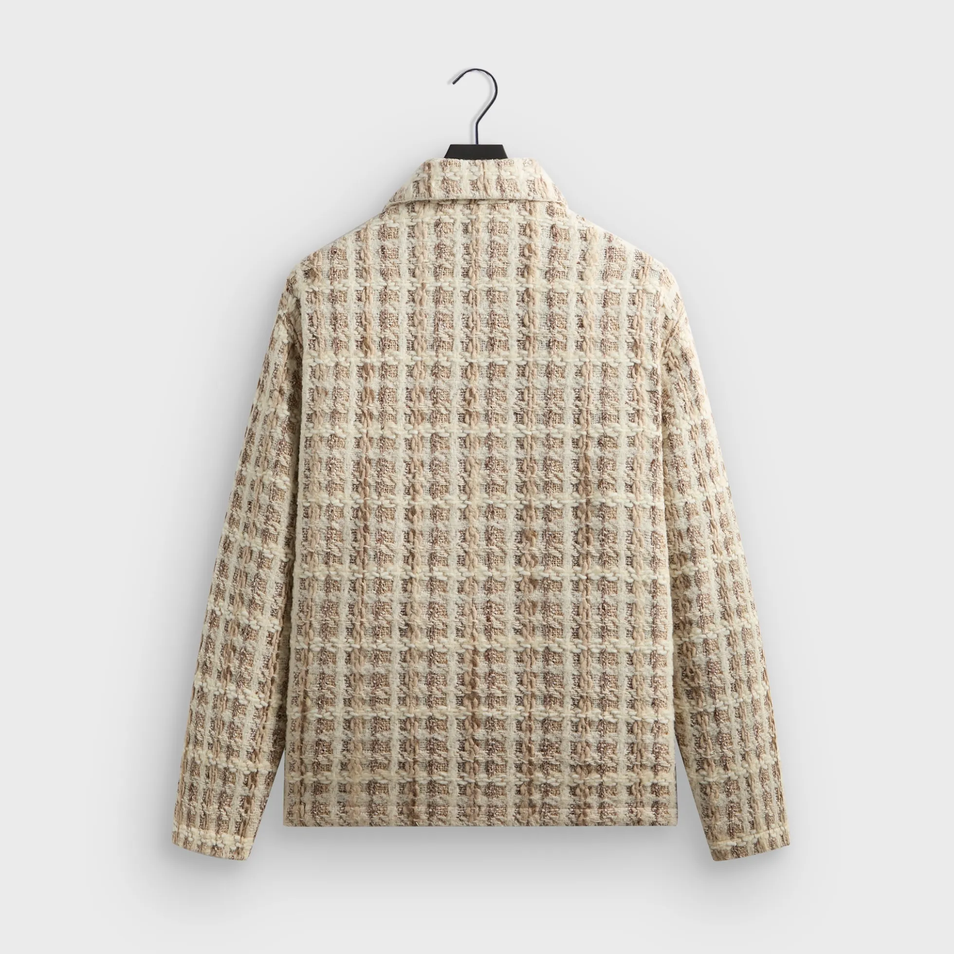 Veste de coach en tweed à carreaux Kith