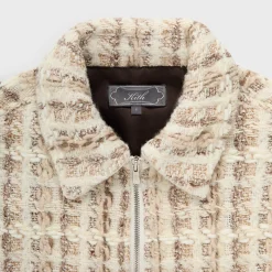 Veste de coach en tweed à carreaux Kith