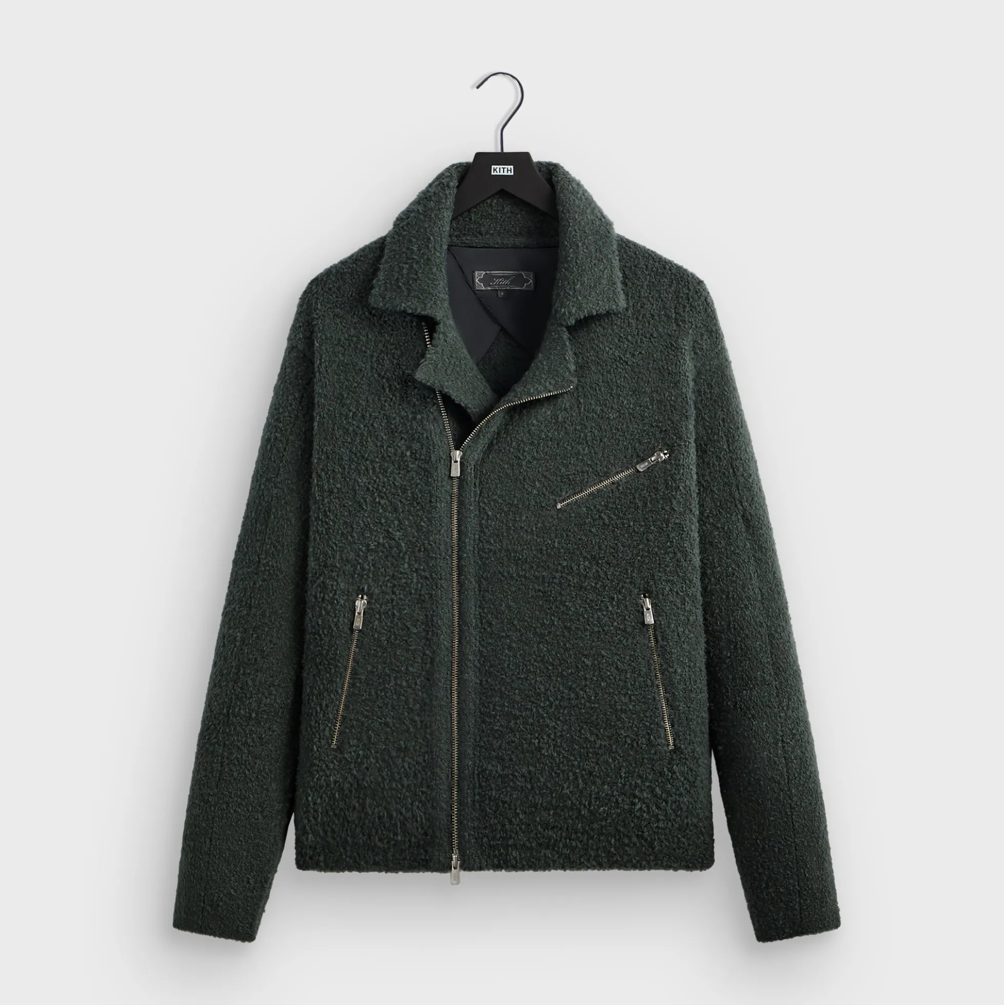 Veste de moto Brian en maille peluche Kith