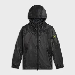 Veste en nylon métallisée