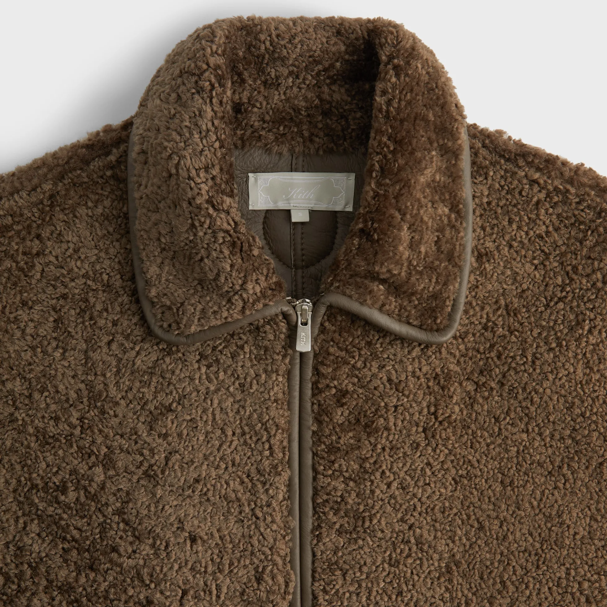 Veste en peau lainée Kith Archer