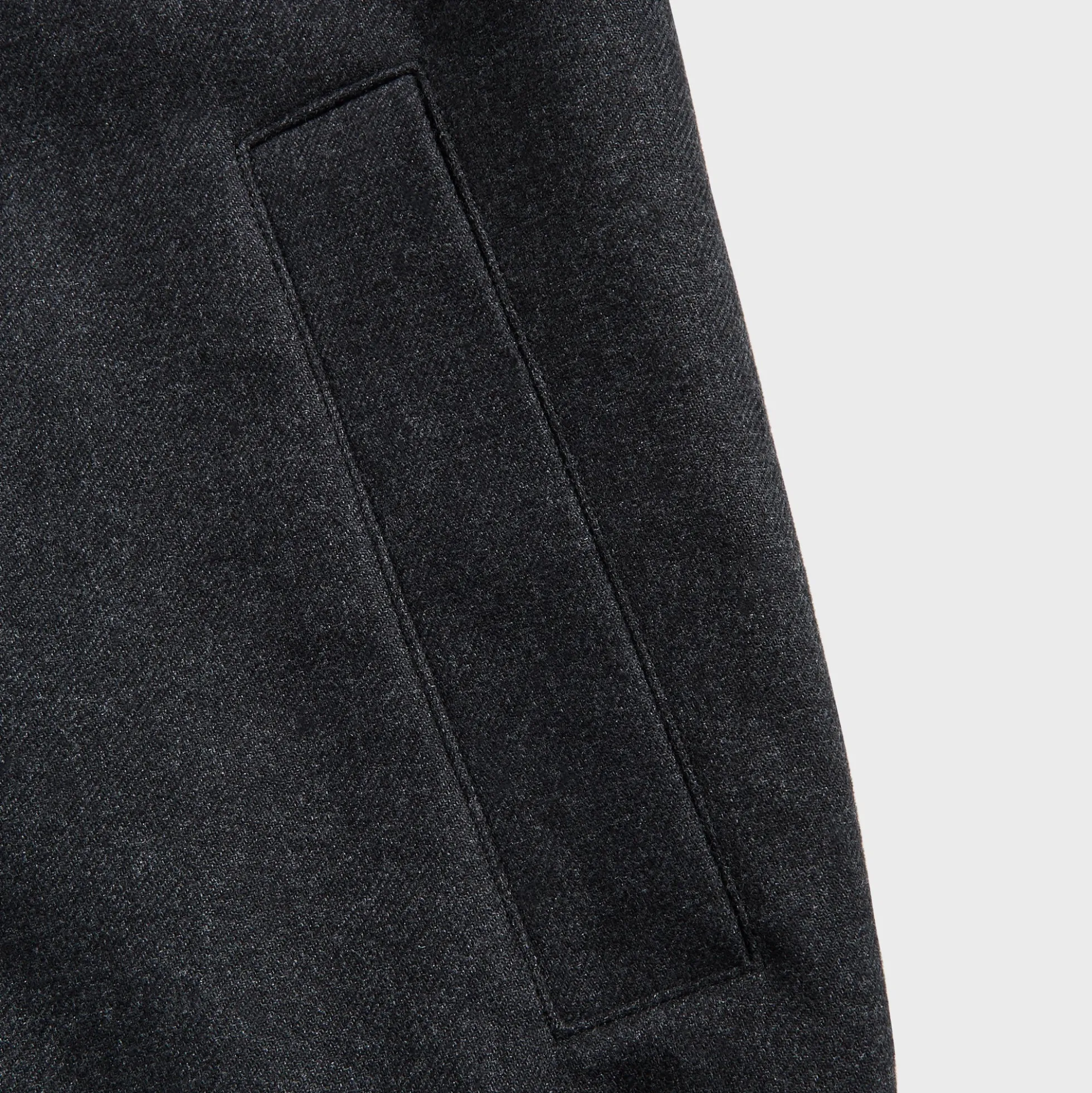 Veste en sergé de coton brossé