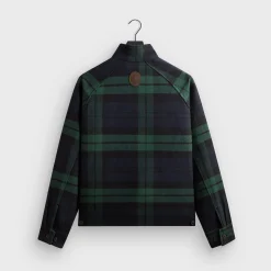 Veste Harrington à carreaux brossés Kith
