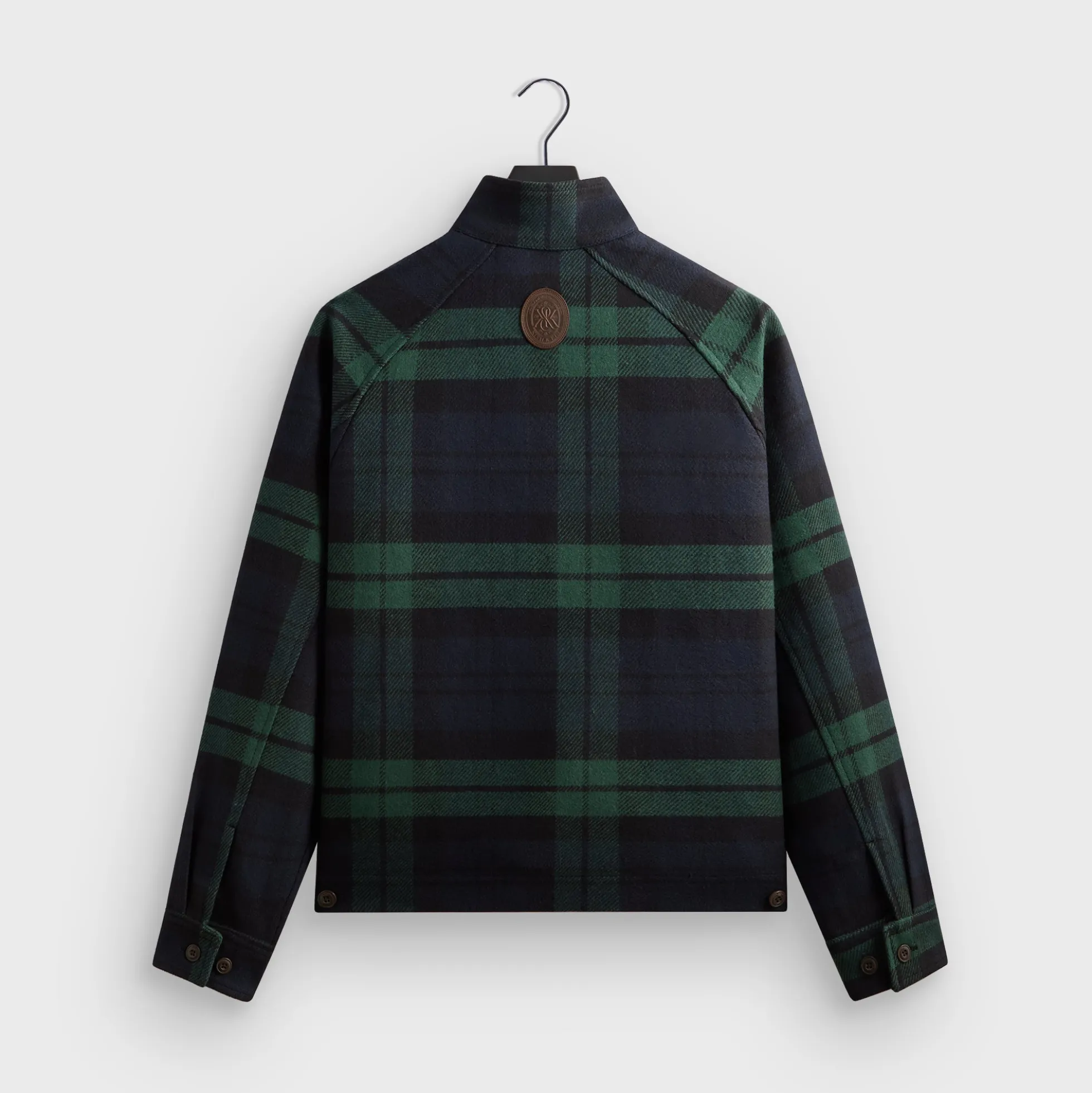 Veste Harrington à carreaux brossés Kith