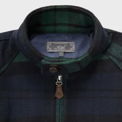 Veste Harrington à carreaux brossés Kith