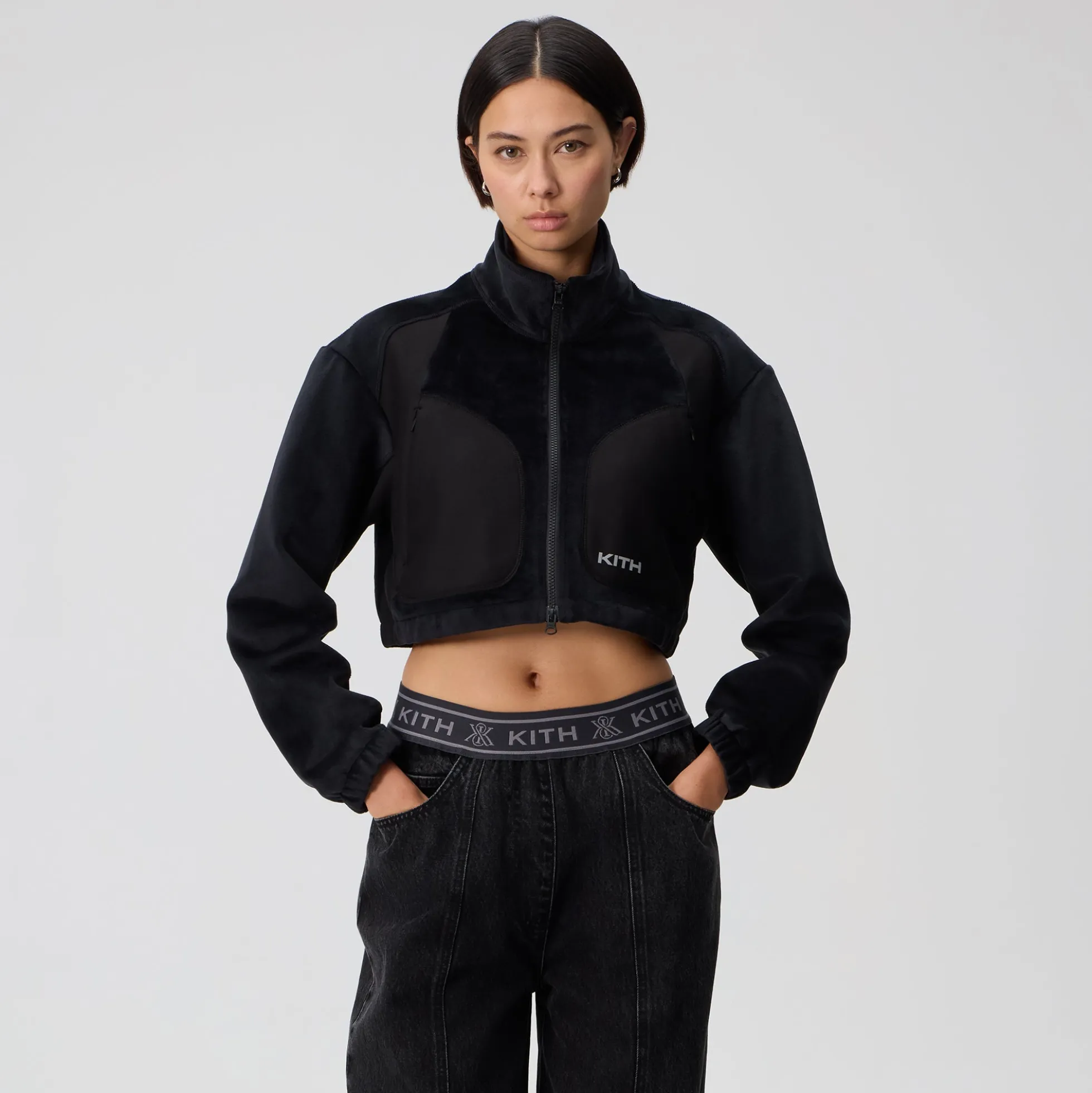 Veste polaire courte Kith Reiko pour femme