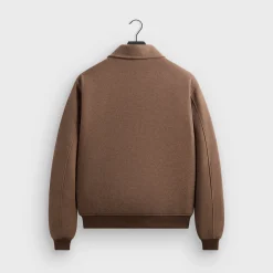 Veste universitaire d'entraîneur en jersey feutré Kith