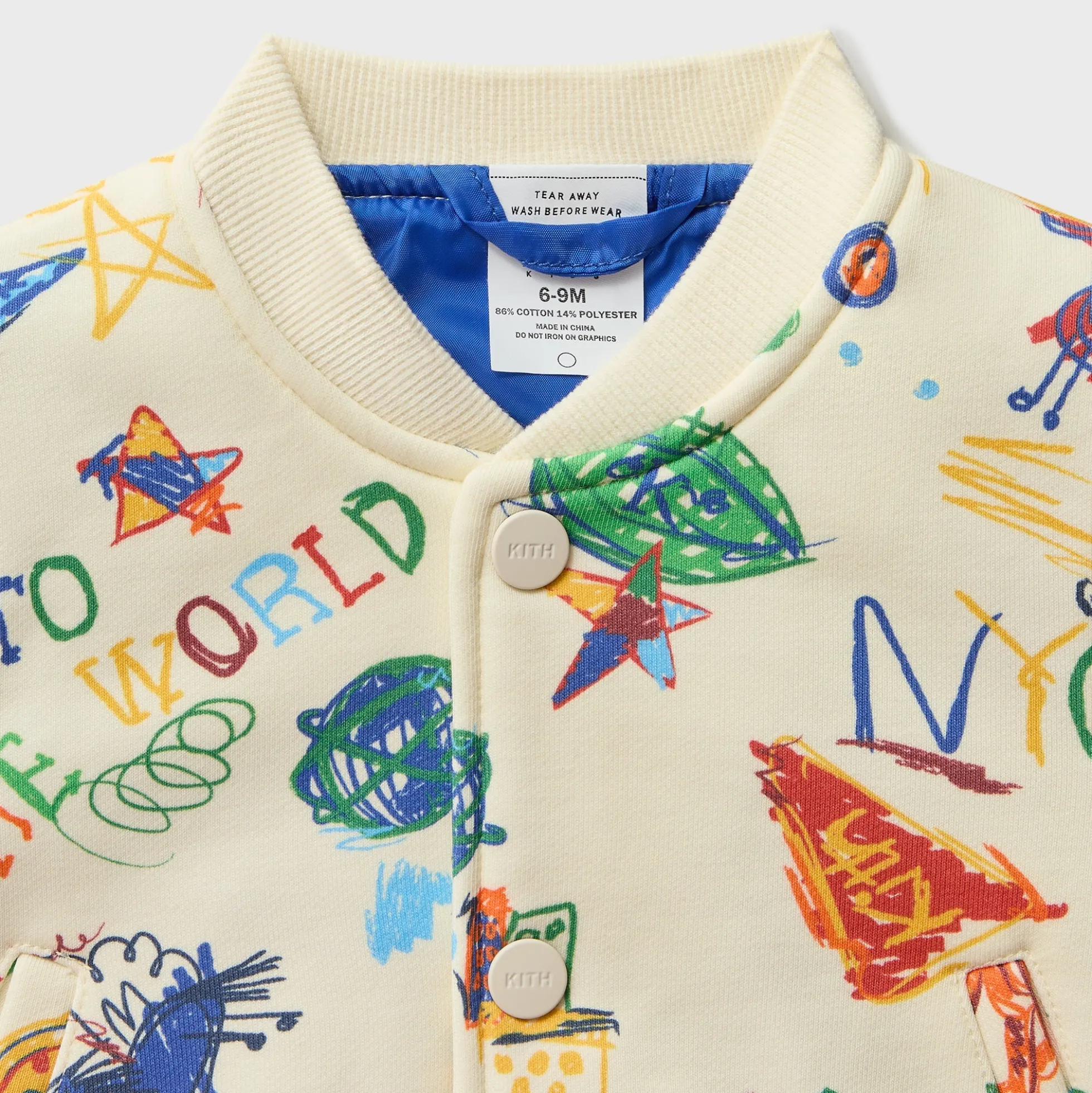 Veste universitaire Kith Baby NY Sketchbook